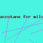 accutane for mild acne